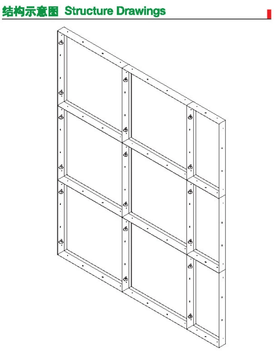 Hot Selling Air Filter Carbon Filter Installing Frame Unit